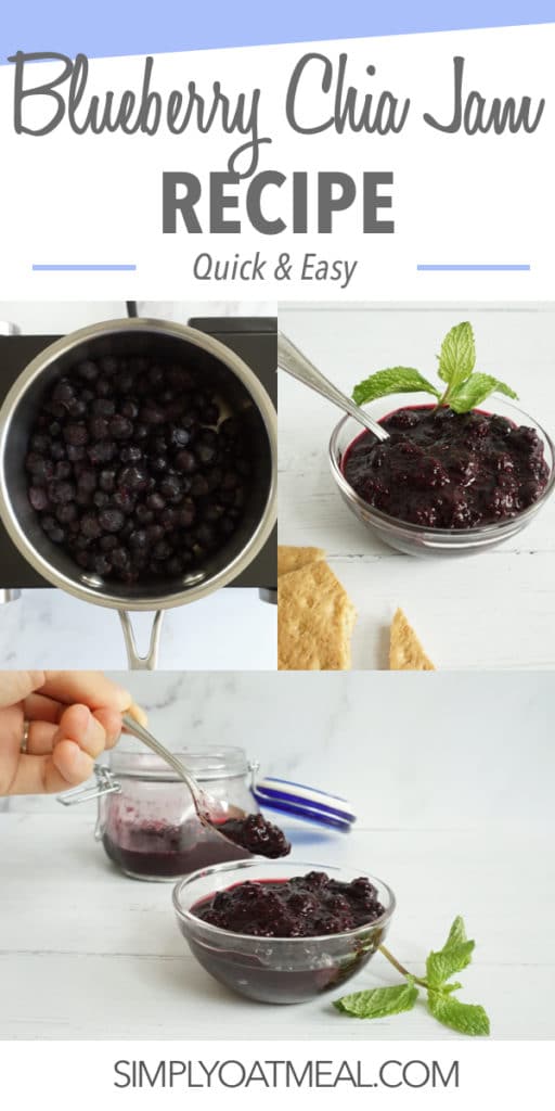 How to make blueberry chia jam in 5 minutes