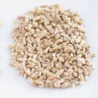 steel cut oats on a flat surface