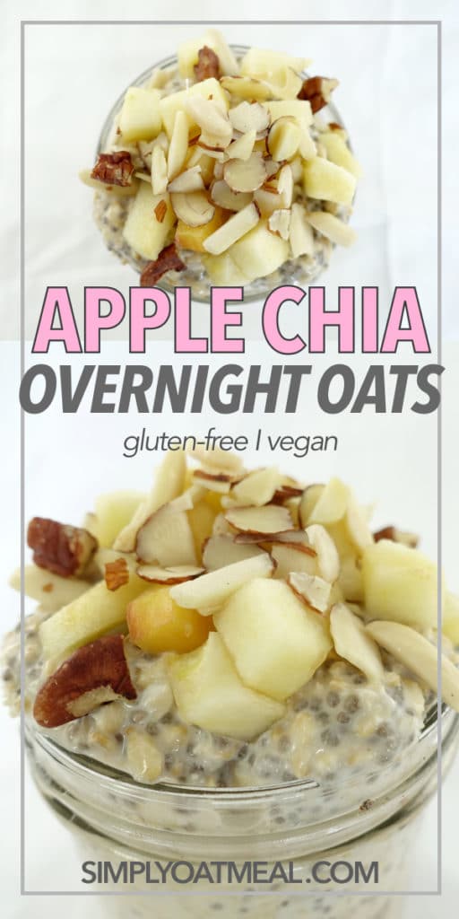 Apple Chia Overnight Oats - Simply Oatmeal