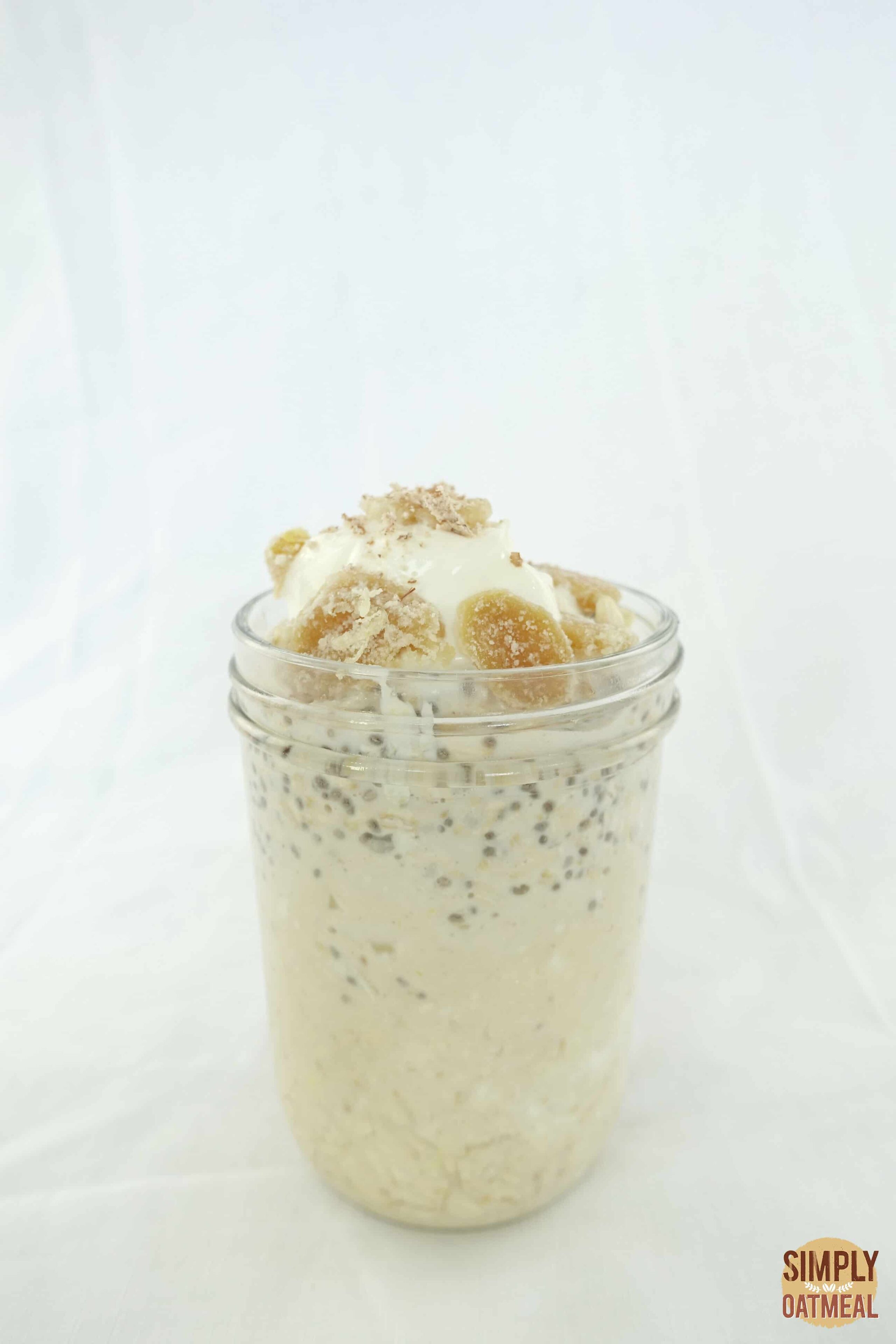 Apple Ginger Overnight Oats - Simply Oatmeal