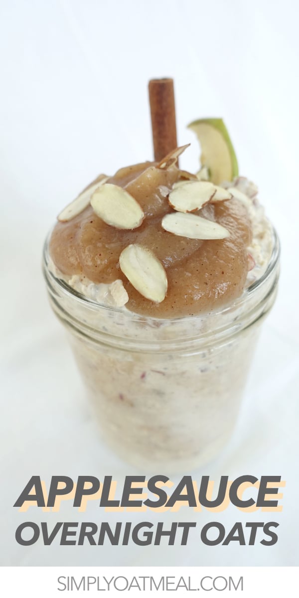 Applesauce Overnight Oats Simply Oatmeal