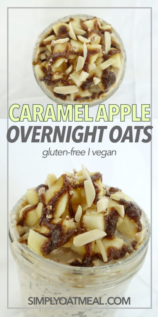 Caramel Apple Overnight Oats - Simply Oatmeal