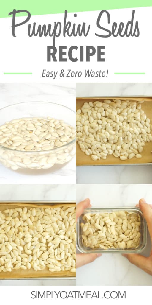 how to roast pumpkin seeds with multiple different flavor options to choose from.