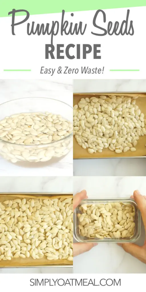 how to roast pumpkin seeds with multiple different flavor options to choose from.