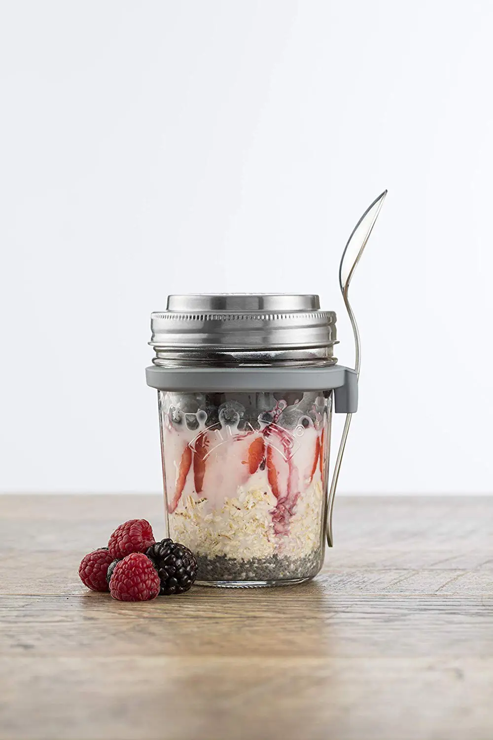 glass jars for overnight oats