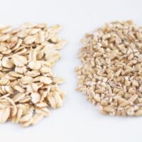 The difference between rolled oats and steel cut oats.