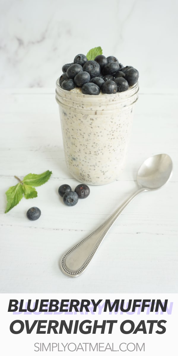 Blueberry Muffin Overnight Oats - Simply Oatmeal