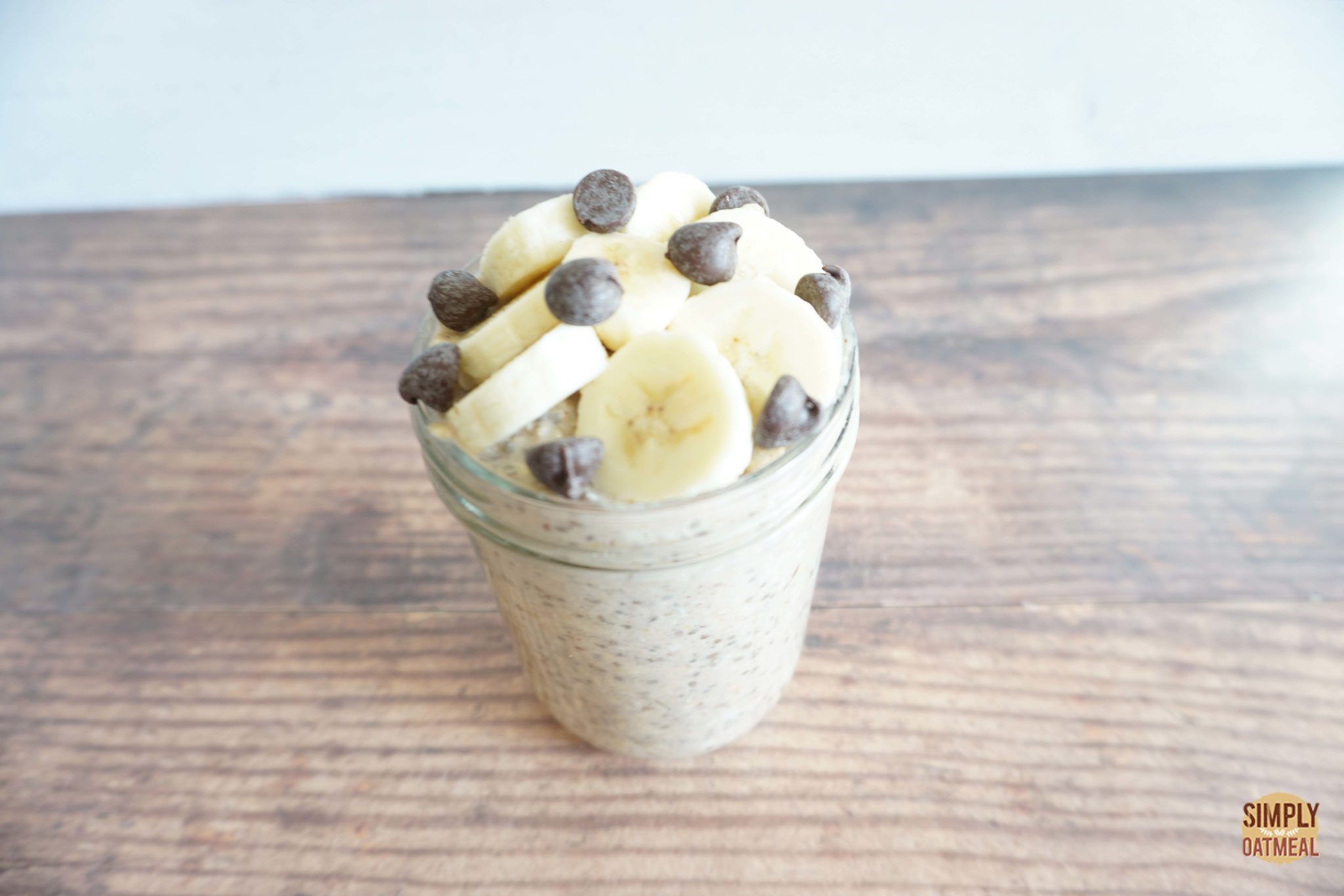 Chocolate Chip Banana Overnight Oats Simply Oatmeal