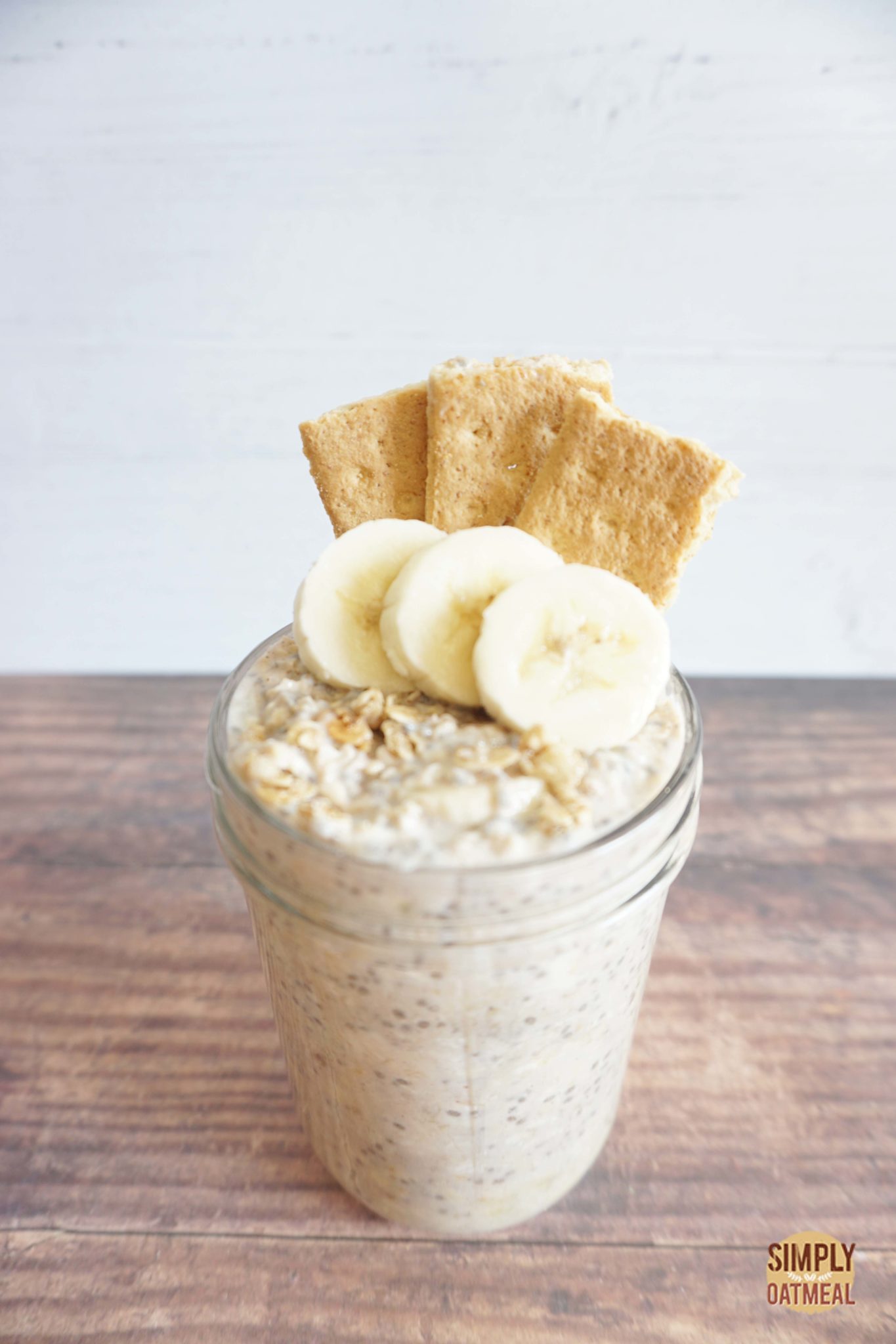Mashed Banana Overnight Oats Simply Oatmeal