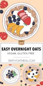 Overnight oats toppings and flavor combinations