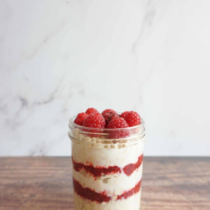 Raspberry Jam Overnight Oats Recipe-image