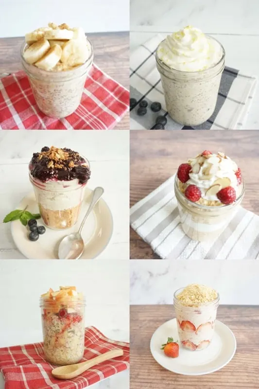 Best overnight oats recipes that are easy to make, healthy and nutritious. Vegan and gluten free options are available!