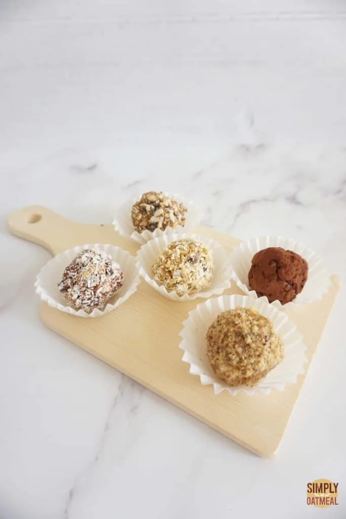 5 different types of no bake oatmeal balls recipes