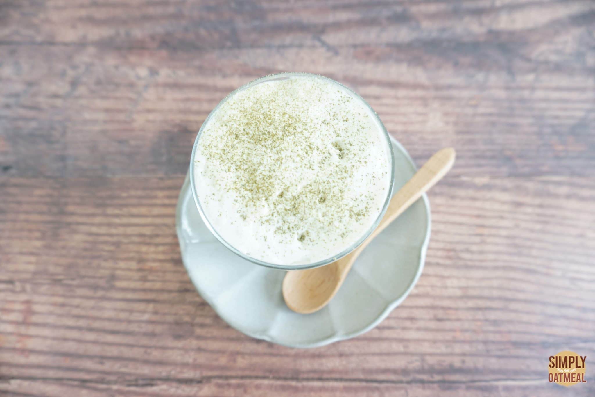 Green Tea Latte Overnight Oats Simply Oatmeal