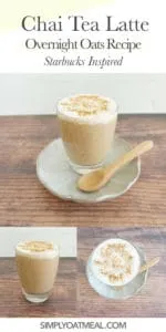 How to make chai tea latte overnight oats