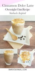 How to make cinnamon dolce latte overnight oats