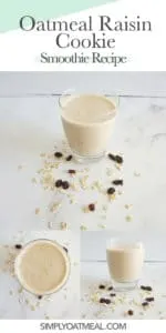 How to make oatmeal raisin cookie smoothie