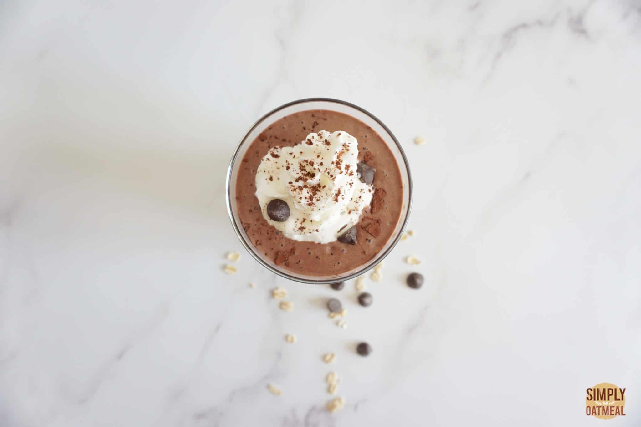 Vegan Chocolate Mousse Oatmeal Smoothie Simply Oatmeal
