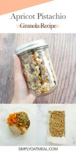 How to make apricot pistachio granola