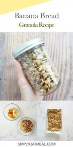 How to make banana bread granola