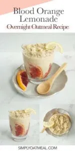 How to make blood orange lemonade overnight oats