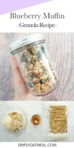 How to make blueberry muffin granola