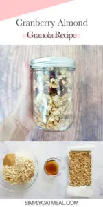 How to make cranberry almond granola