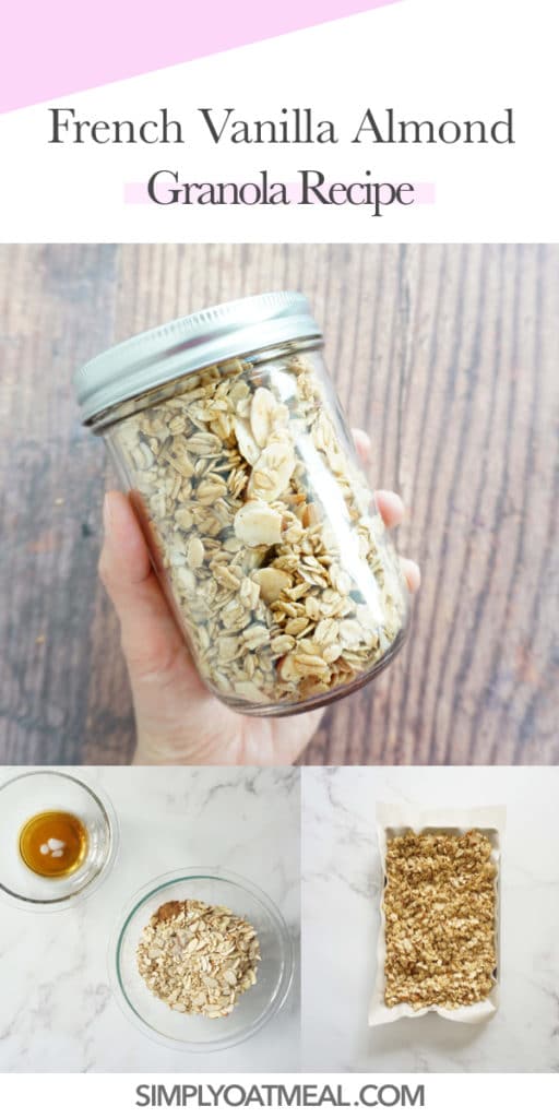 French Vanilla Almond Granola Simply Oatmeal