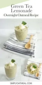 How to make green tea lemonade overnight oats