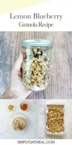 How to make lemon blueberry granola