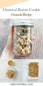 How to make oatmeal raisin cookie granola
