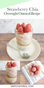 How to make strawberry chia overnight oats