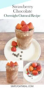 How to make strawberry chocolate overnight oats