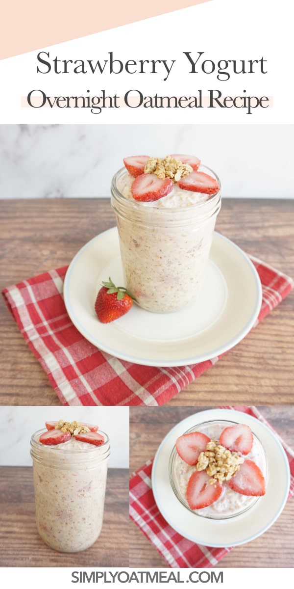 Strawberry Yogurt Overnight Oats - Simply Oatmeal