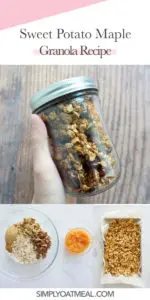How to make sweet potato maple granola