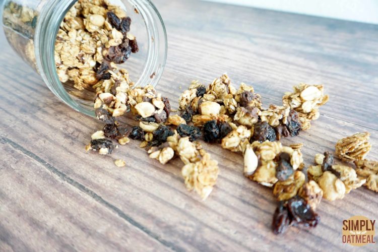 Oatmeal Raisin Cookie Granola - Simply Oatmeal