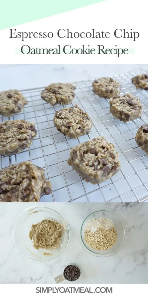 How to make espresso chocolate chip oatmeal cookies