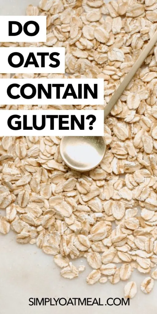 Do oats contain gluten?