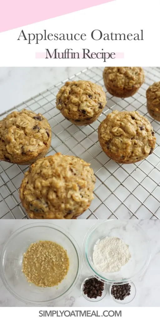 How to make applesauce oatmeal muffins