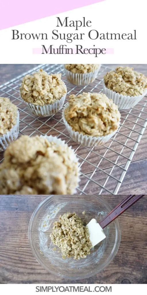 How to make maple brown sugar oatmeal muffins