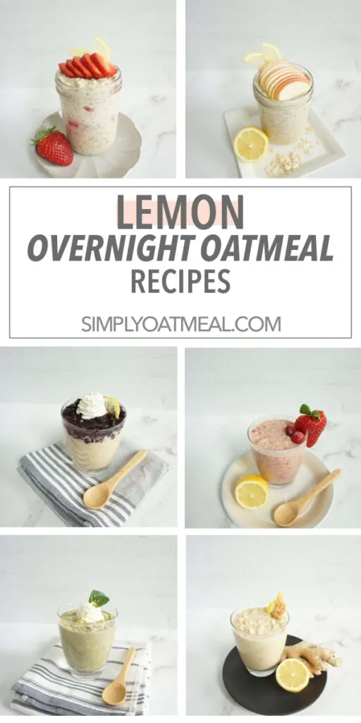 Lemon overnight oats recipes
