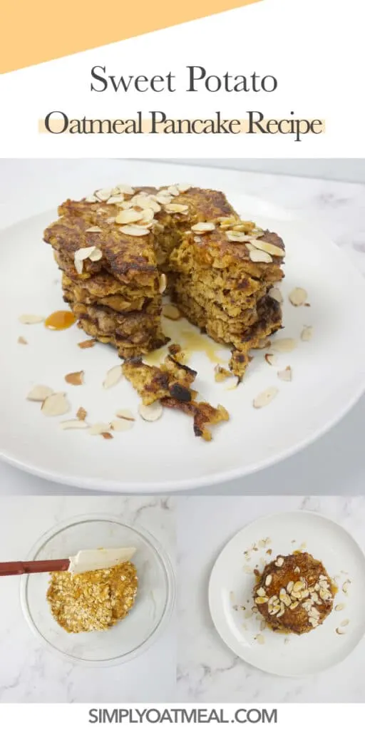 How to make sweet potato oatmeal pancakes