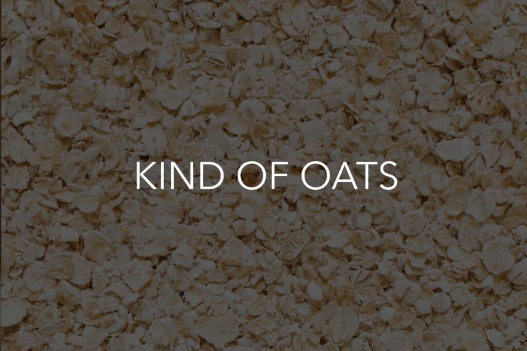 kind of oats