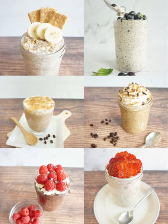 Overnight Oats With Oat Milk (Vegan, Gluten Free)