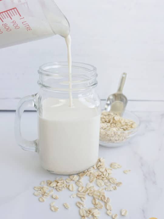 How to Make Oat Milk Without Oil (Vegan, Gluten Free, Dairy Free)