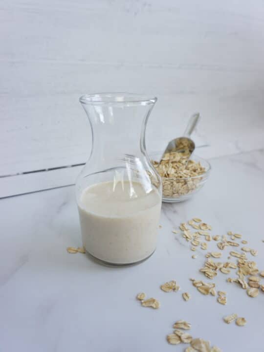 How To Make Oat Milk Creamer (Oat Cream)