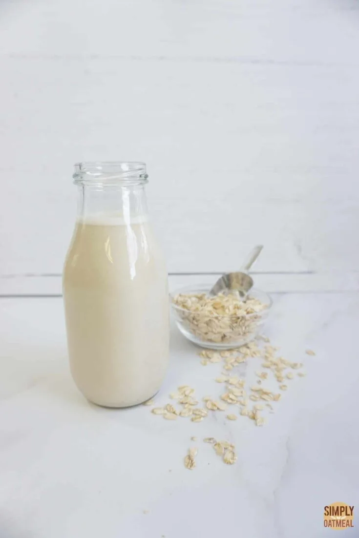 Easy oat milk ready to serve