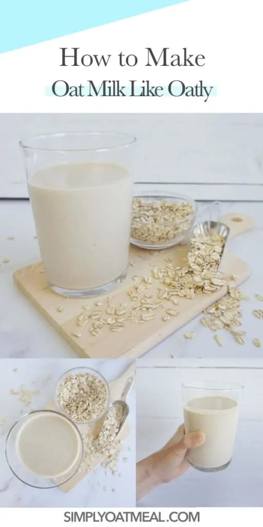 How to make oat milk like oatly with step by step pictures
