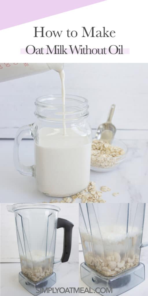 How to make oat milk without oil including step by step pictures