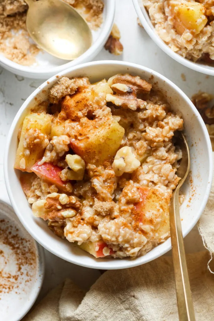 Apple cinnamon oatmeal.